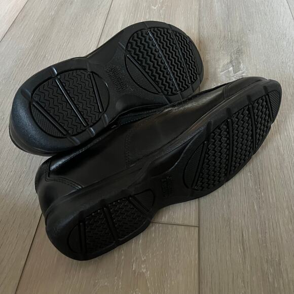 Johnston & Murphy 25-7205 Men's 9.5M Black Leather Slip On Loafer Shoe Sheepskin - Picture 5 of 8